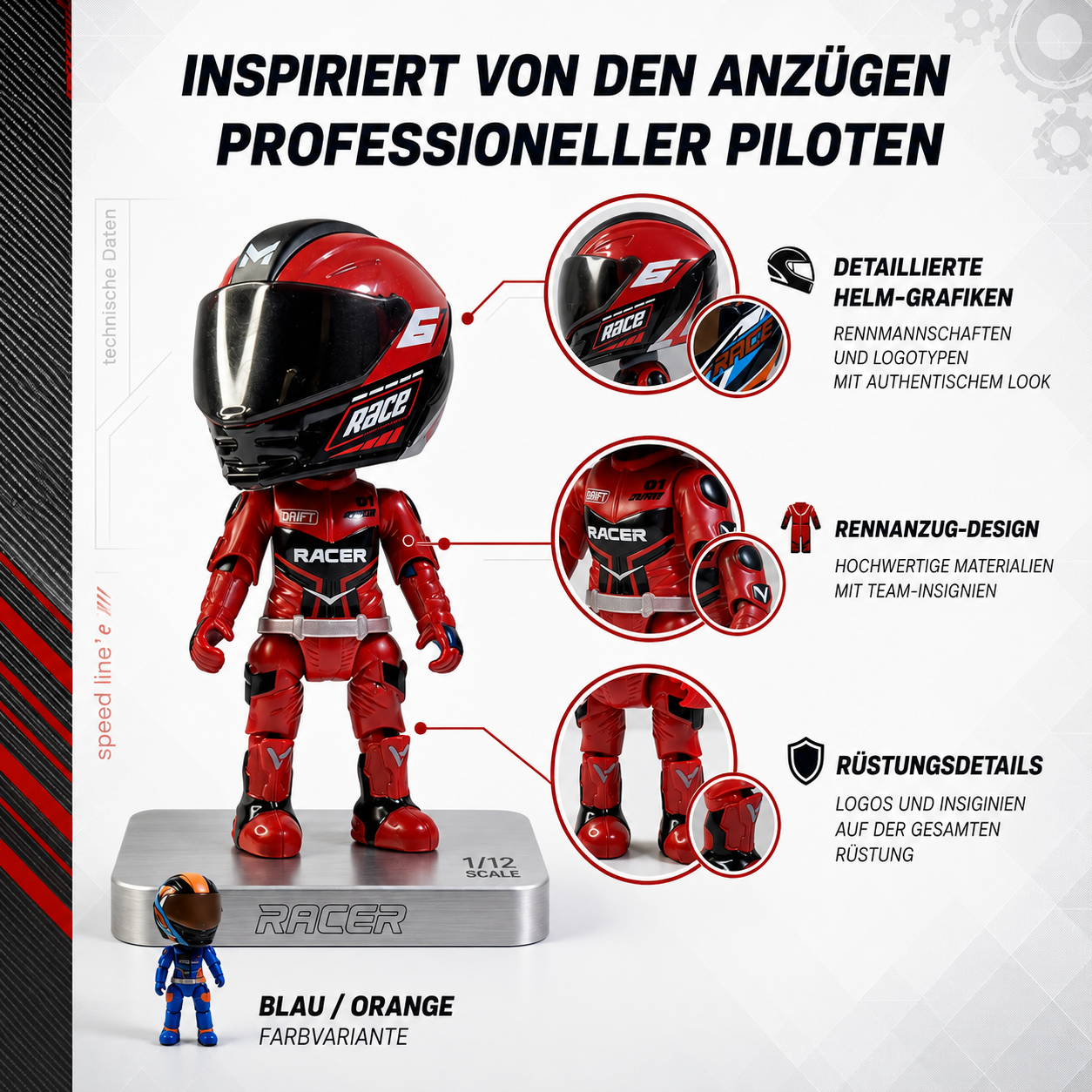Rydex™ Transformierbare Fahrerfigur